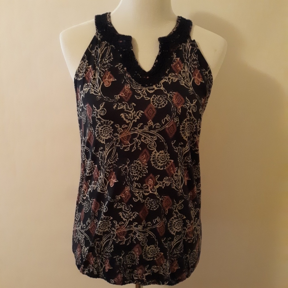 Lucky Brand | Floral Sleeveless Top